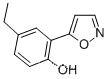 Molecular Structure of 288401-58-1 (4-ETHYL-2-(ISOXAZOL-5-YL)PHENOL)