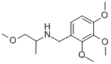 Molecular Structure of 356094-07-0 (1-methoxy-N-(2,3,4-trimethoxybenzyl)propan-2-amine)