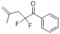 Molecular Structure of 373393-26-1 (4-Penten-1-one, 2,2-difluoro-4-methyl-1-phenyl- (9CI))