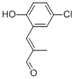 Molecular Structure of 443872-86-4 ((2E)-3-(5-chloro-2-hydroxyphenyl)-2-methylprop-2-enal)
