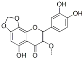 Molecular Structure of 571-73-3 (5-Hydroxy-8-(3,4-dihydroxyphenyl)-7-methoxy-6H-1,3-dioxolo[4,5-h][1]benzopyran-6-one)