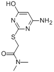 2-[(4-amino-6-hydroxy-2-pyrimidinyl)thio]-N,N-dimethylacetamide(SALTDATA: FREE)