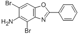 Molecular Structure of 637302-85-3 (4,6-DIBROMO-2-PHENYL-1,3-BENZOXAZOL-5-AMINE)