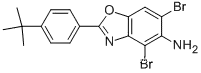Molecular Structure of 637303-01-6 (4,6-DIBROMO-2-(4-TERT-BUTYLPHENYL)-1,3-BENZOXAZOL-5-AMINE)