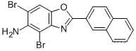 4,6-Dibromo-2-(2-naphthyl)-1,3-benzoxazol-5-amine