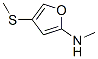2-FURANAMINE,N-METHYL-4-(METHYLTHIO)-