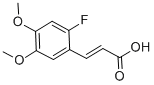 3,4-DIMETHOXY-6-FLUOROCINNAMIC ACID
