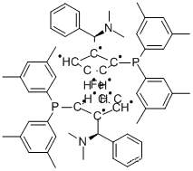 Molecular Structure of 793718-16-8 ((ALPHAR,ALPHAR)-1,1'-BIS[ALPHA-(DIMETHYLAMINO)BENZYL]-(S,S)-2,2'-BIS[DI(3,5-XYLYL)PHOSPHINO]FERROCENE)