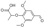 Molecular Structure of 812642-68-5 (2-(4-formyl-2,6-dimethoxyphenoxy)propanoic acid)