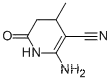 Molecular Structure of 82584-92-7 (3-Pyridinecarbonitrile,  2-amino-1,4,5,6-tetrahydro-4-methyl-6-oxo-)