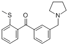3'-pyrrolidinomethyl -2-thiomethylbenzophenone