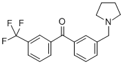 3'-PYRROLIDINOMETHYL-3-TRIFLUOROMETHYLBENZOPHENONE