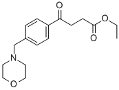 ETHYL 4-[4-(MORPHOLINOMETHYL)PHENYL]-4-OXOBUTYRATE