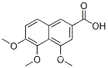 Molecular Structure of 909130-14-9 (4,5,6-trimethoxynaphthalene-2-carboxylic acid)