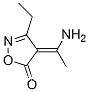 Molecular Structure of 916612-52-7 (5(4H)-Isoxazolone,  4-(1-aminoethylidene)-3-ethyl-)