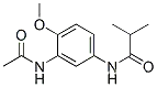 Molecular Structure of 947891-86-3 (Propanamide,  N-[3-(acetylamino)-4-methoxyphenyl]-2-methyl-)