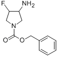 BENZYL 3-AMINO-4-FLUOROPYRROLIDINE-1-CARBOXYLATE