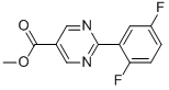 2-(2,5-Diluorophenyl)pyrimidine-5-carboxylic acid methyl ester
