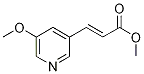 Molecular Structure of 1000896-01-4 (Methyl 3-(5-methoxypyridin-3-yl)acrylate)