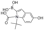 Molecular Structure of 1004552-89-9 (1H-Indole-1-carboxylic acid, 2-borono-5-hydroxy-, 1-(1,1-dimethylethyl) ester)