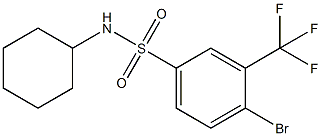 4-Bromo-N-cyclohexyl-3-(trifluoromethyl)benzenesulfonamide