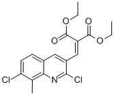 2,7-Dichloro-8-methyl-3-(2,2-diethoxycarbonyl)vinylquinoline