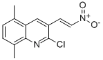 Molecular Structure of 1031929-39-1 (E-2-CHLORO-5,8-DIMETHYL-3-(2-NITRO)VINYLQUINOLINE)