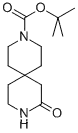 Molecular Structure of 1061731-86-9 (3,9-Diazaspiro[5.5]undecane-3-carboxylic acid, 8-oxo-, 1,1-dimethylethyl ester)