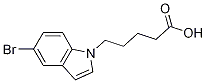 5-(5-Bromo-1H-indol-1-yl)pentanoic acid