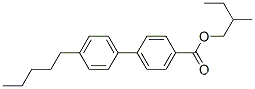 Molecular Structure of 107219-55-6 (4'-Pentyl-4-biphenylcarboxylic acid 2-methylbutyl ester)