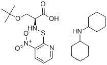 Molecular Structure of 108312-29-4 (N-(3-NITRO-2-PYRIDINESULFENYL)-O-T-*BUTY L-L-SERINE)