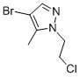 4-bromo-1-(2-chloroethyl)-5-methyl-1H-pyrazole(SALTDATA: FREE)