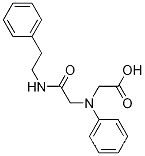 Molecular Structure of 1142205-04-6 ([{2-oxo-2-[(2-phenylethyl)amino]ethyl}(phenyl)amino]acetic acid)