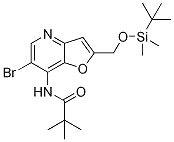 N-(6-Bromo-2-((tert-butyldimethylsilyloxy)methyl)-furo[3,2-b]pyridin-7-yl)pivalamide