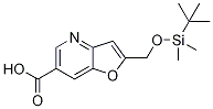2-((tert-Butyldimethylsilyloxy)methyl)-furo[3,2-b]pyridine-6-carboxylic acid