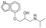 Molecular Structure of 1185031-19-9 (Pindolol-d7)