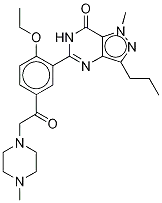 Molecular Structure of 1185117-07-0 (Nor-acetildenafil-d8)
