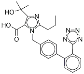 Molecular Structure of 1185144-74-4 (OlMesartan-d6 Acid)