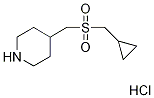 Piperidine, 4-[[(cyclopropylmethyl)sulfonyl]methyl]-, hydrochloride (1:1)