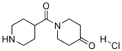 1-(Piperidine-4-carbonyl)piperidin-4-one hydrochloride 1189684-40-9