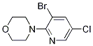 3-Bromo-5-chloro-2-morpholinopyridine