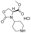 methyl (4s)-2-oxo-3-piperidin-4-yl-1,3-oxazolidine-4-carboxylate hydrochloride