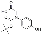 Molecular Structure of 1217464-82-8 (BOC-4-HYDROXY-D-PHENYLGLYCINE)