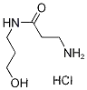Molecular Structure of 1220034-67-2 (3-Amino-N-(3-hydroxypropyl)propanamidehydrochloride)