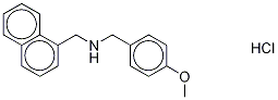 1-(4-methoxyphenyl)-N-(naphthalen-1-ylmethyl)methanamine,hydrochloride