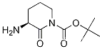 Molecular Structure of 1241726-10-2 ((S)-tert-butyl 3-aMino-2-oxopiperidine-1-carboxylate)