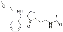 N-(2-(3-((2-methoxyethylamino)(phenyl)methyl)-2-oxopyrrolidin-1-yl)ethyl)acetamide(1246653-52-0)