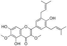 5,7,4'-Trihydroxy-3,6-diMethoxy
-3',5'-diprenylflavone