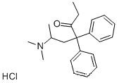 Molecular Structure of 125-56-4 ((+-)-METHADONE HYDROCHLORIDE--DEA)