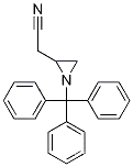 Molecular Structure of 1263279-81-7 ((1-Trityl-aziridin-2-yl)-acetonitrile)